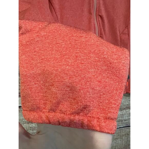 Mammut Full Zip Dri Fit Hoodie Light Jacket Orange Pockets SAMPLE Women's Small - Picture 4 of 7